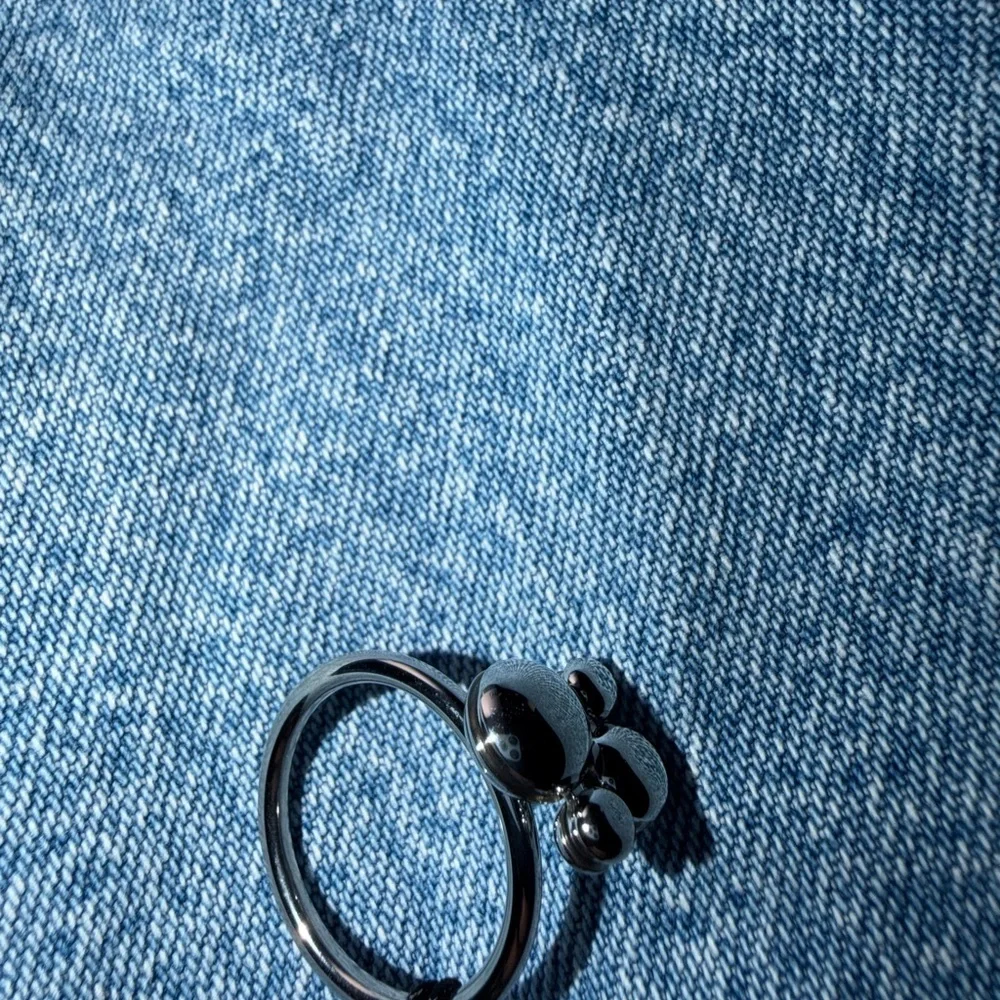 Calvin Klein Ring-Spinner/Fidget/Paw Print Stainless Steel w/Dust Bag NWT NIB - Picture 3 of 5